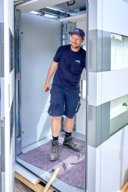 1 handwerk stufenlos kabinenaufzug