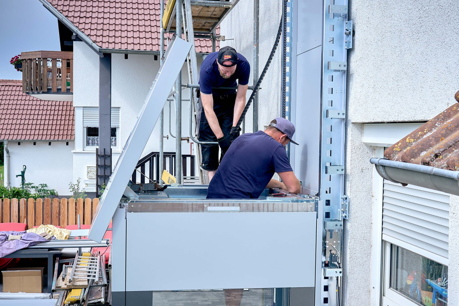 stufenlos kabinenlift ascendor