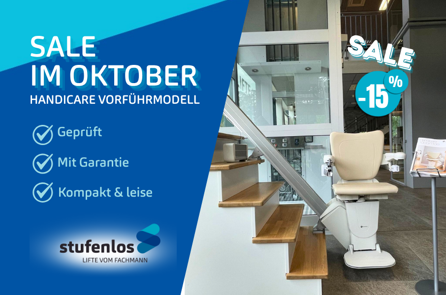 sale treppenlift oktober