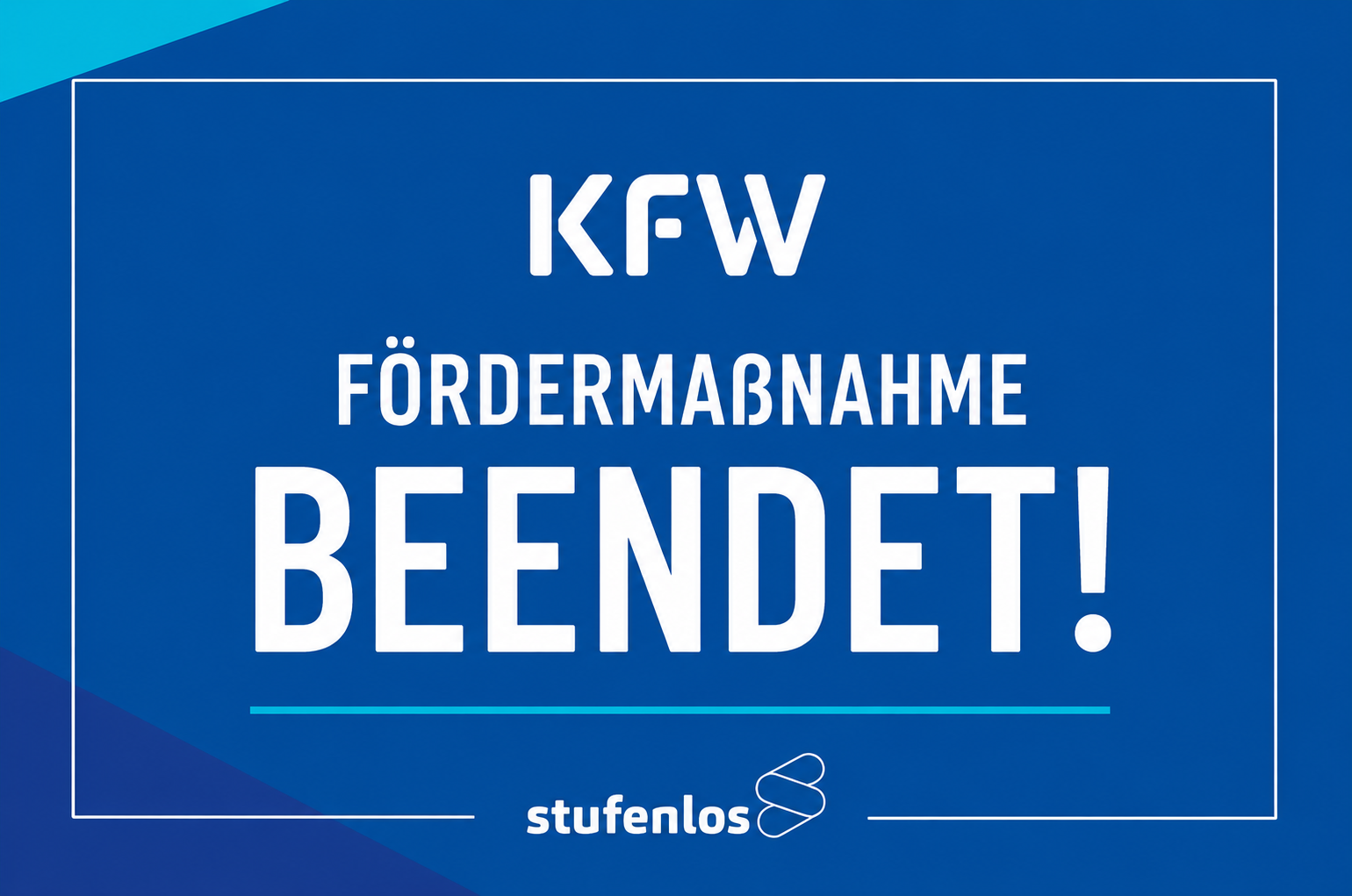 stufenlos kfw foerdermassnahme beendet 1